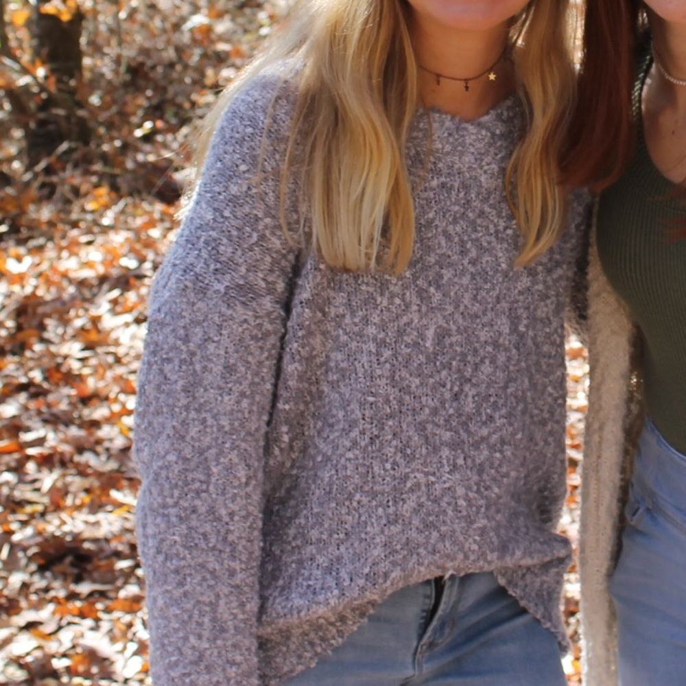 V-neck Knit Sweater